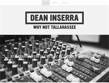 Tablet Screenshot of deaninserra.com
